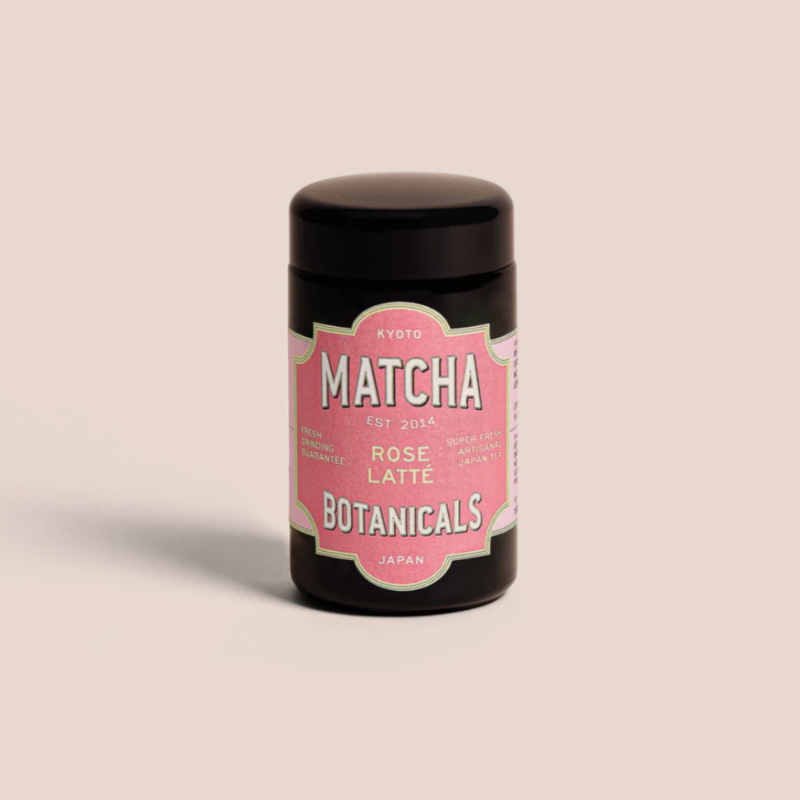 Matcha Rose Latté | Matcha Botanicals