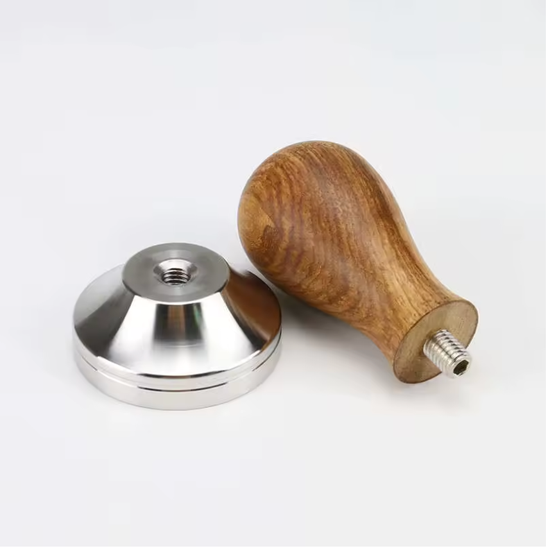 Tamper 58mm with wooden handle